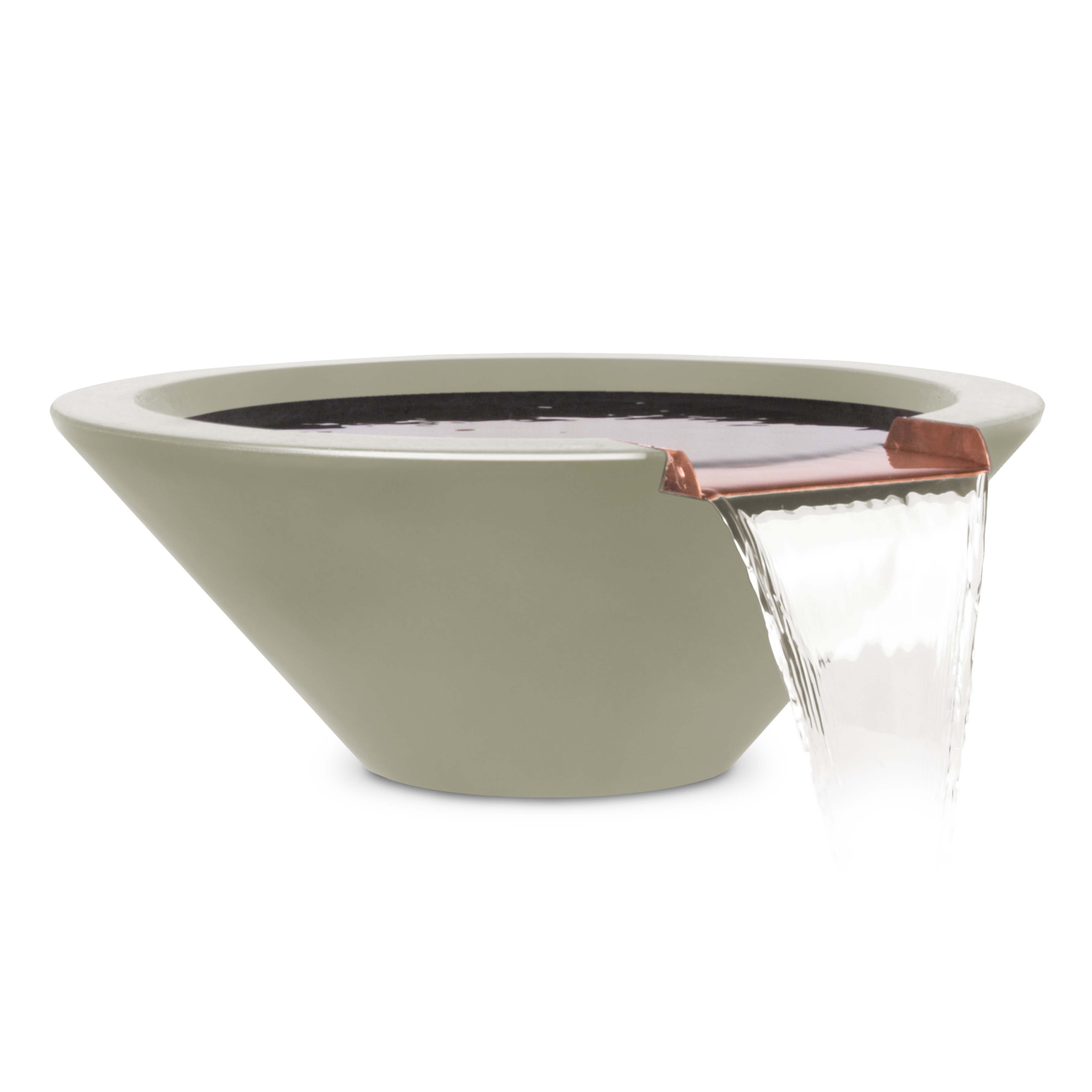 The Outdoor Plus GFRC Concrete Round Cazo Water Bowl