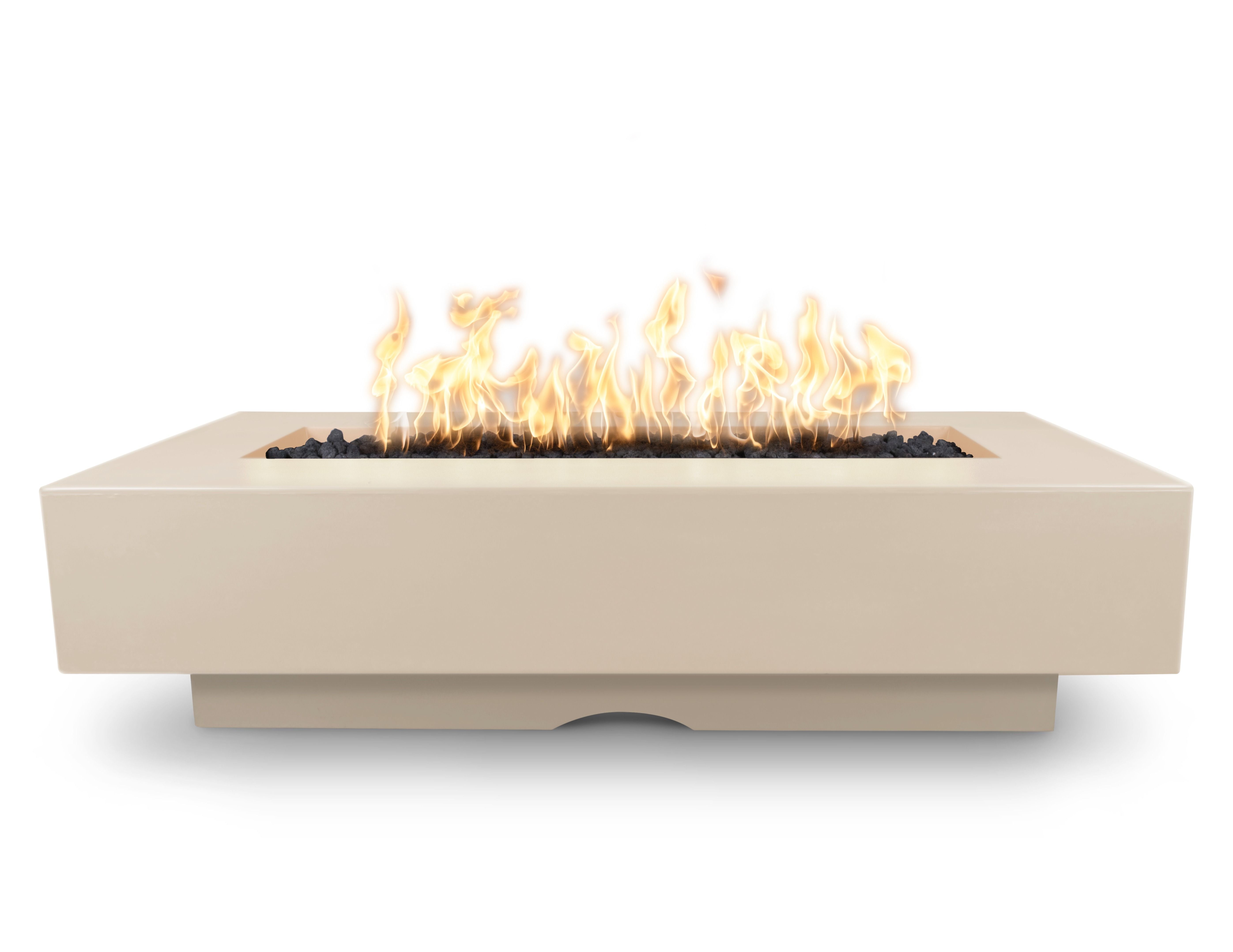 The Outdoor Plus Rectangle Del Mar Concrete Fire Pit