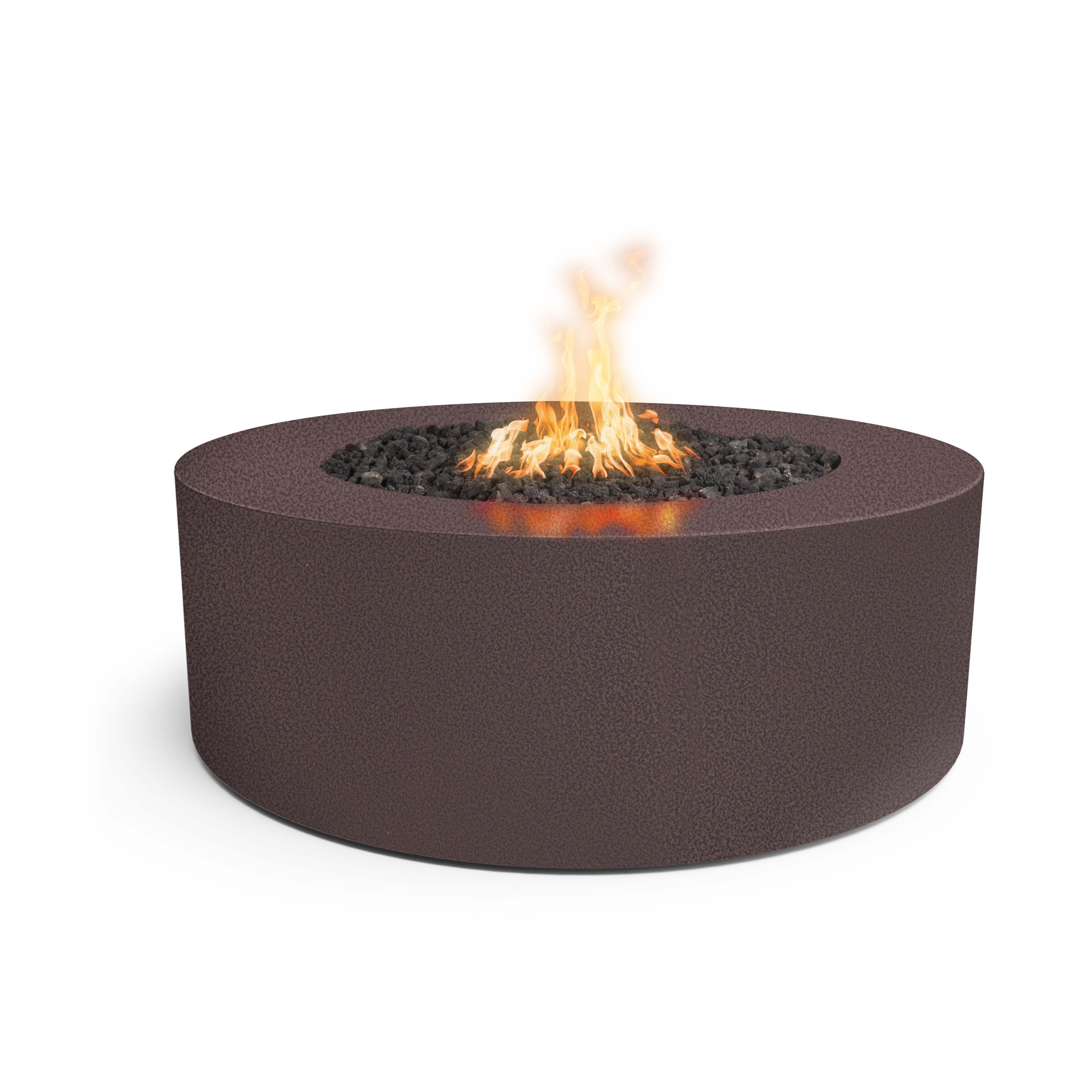 The Outdoor Plus Round Powder Coated Steel Unity Fire Pit