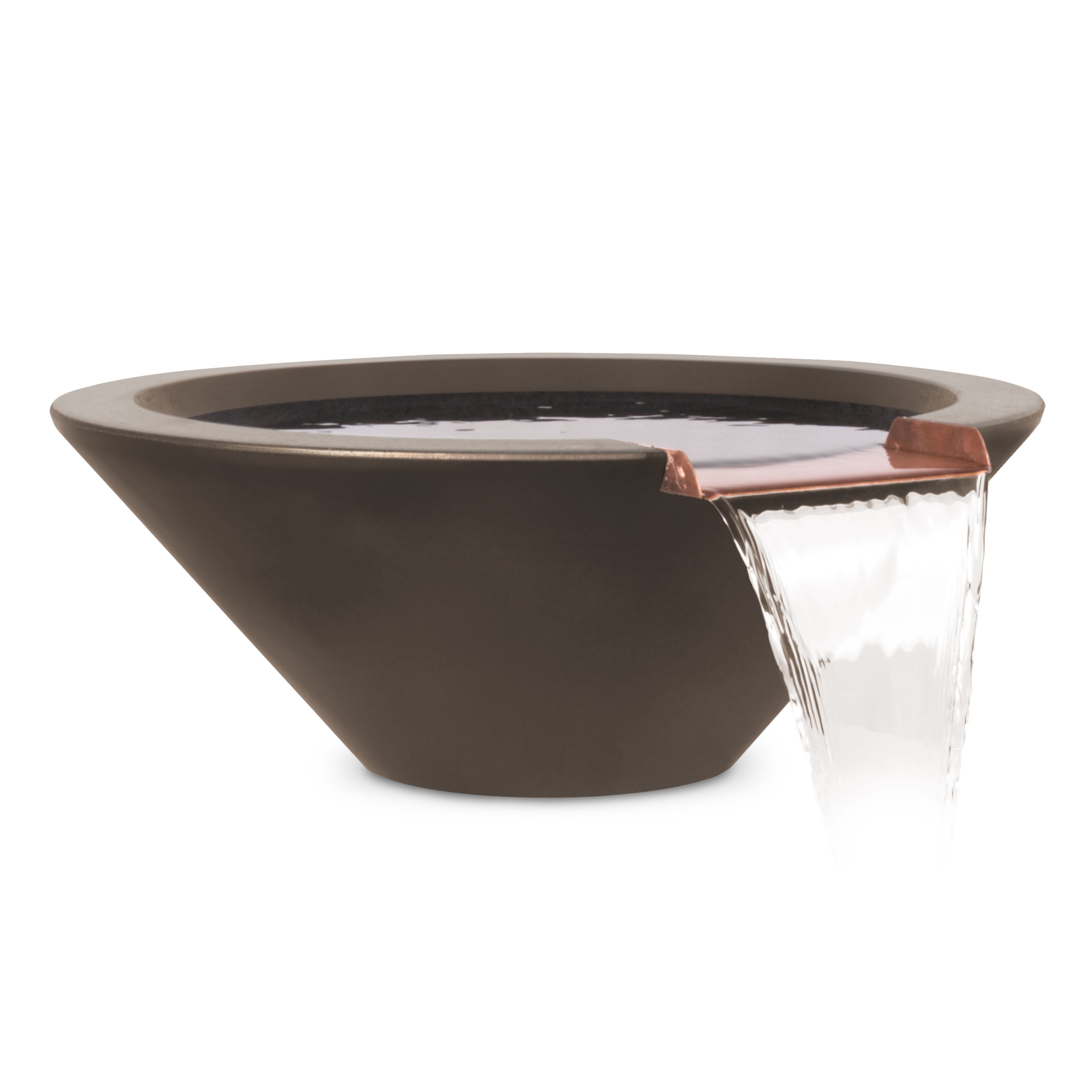 The Outdoor Plus GFRC Concrete Round Cazo Water Bowl