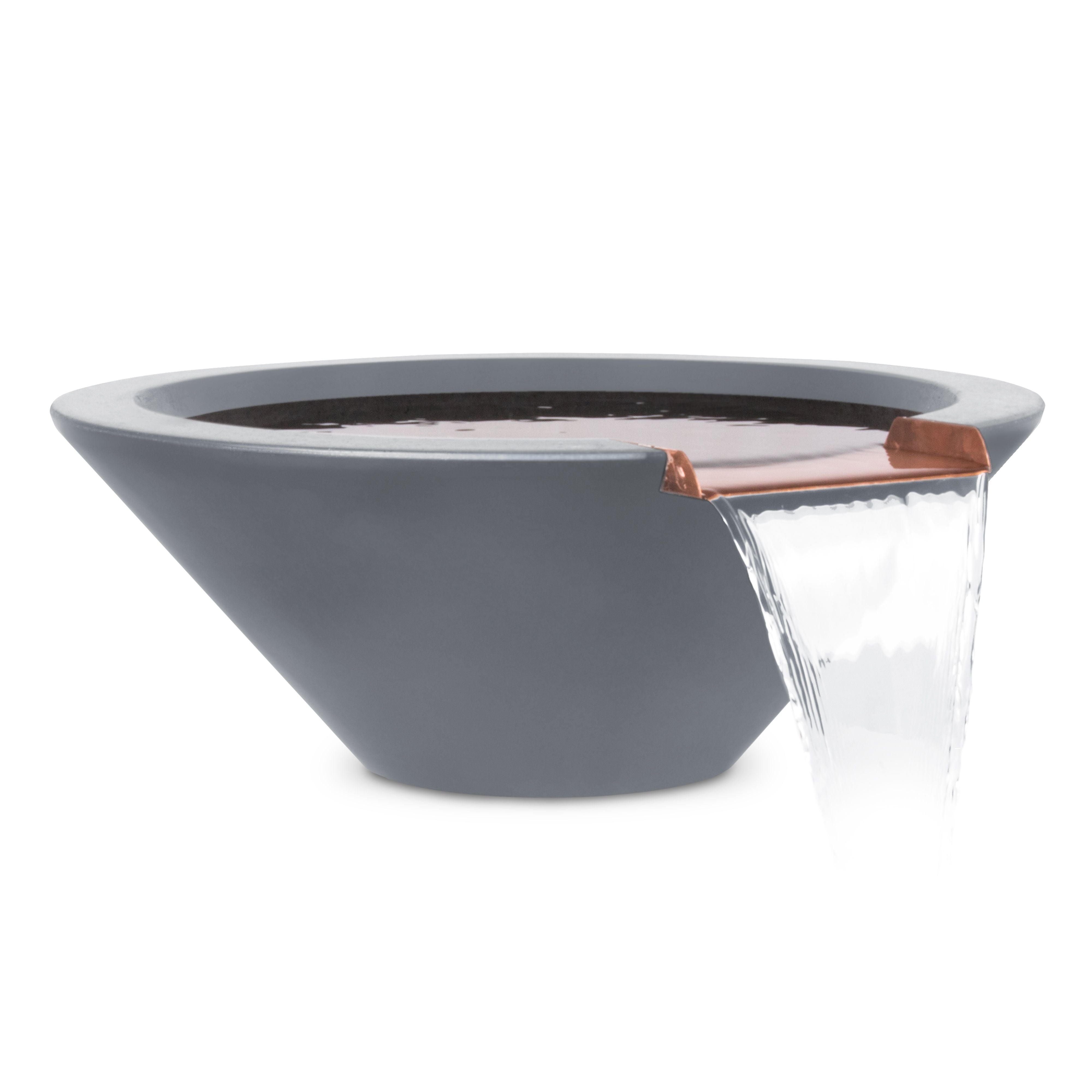 The Outdoor Plus GFRC Concrete Round Cazo Water Bowl
