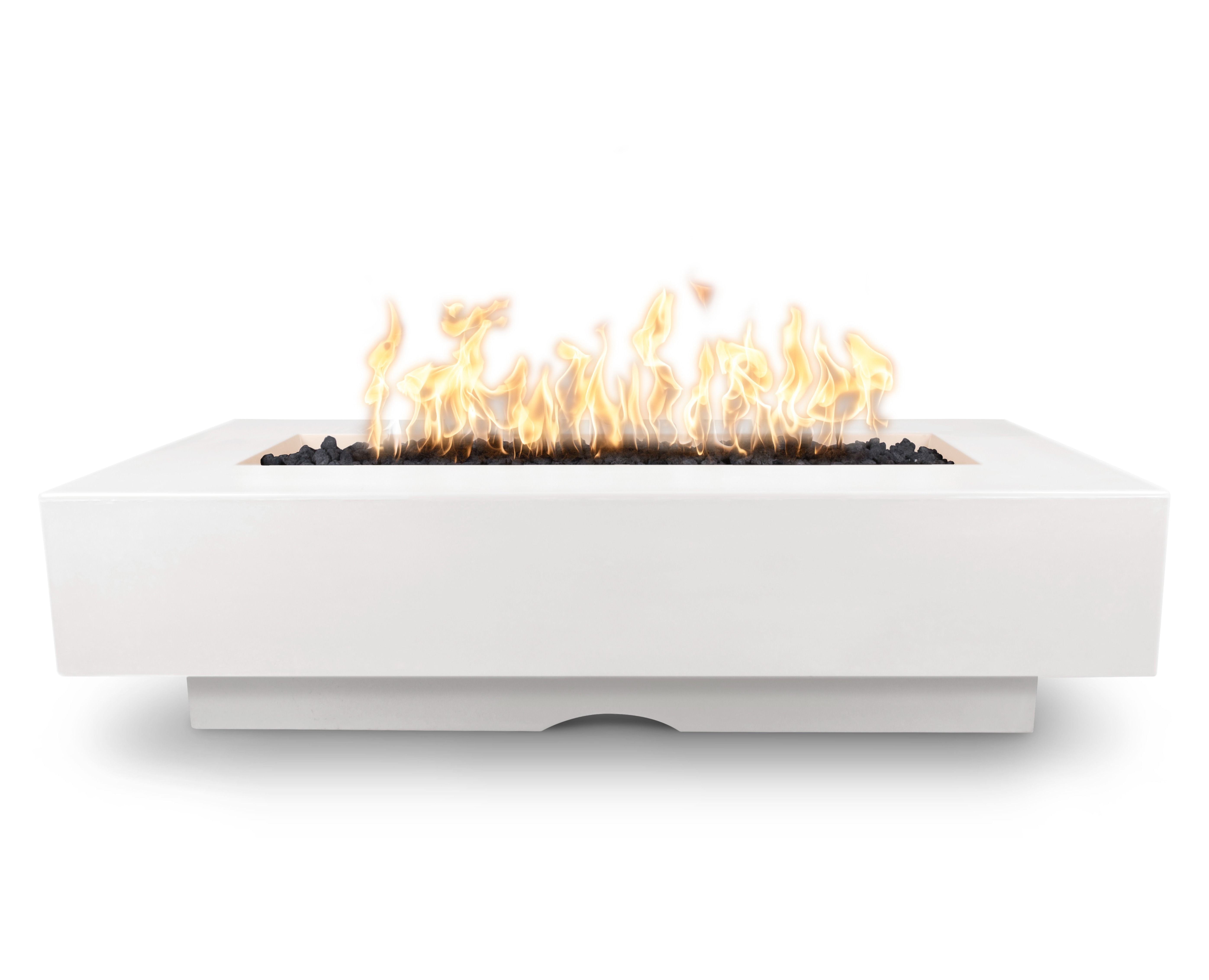 The Outdoor Plus Rectangle Del Mar Concrete Fire Pit