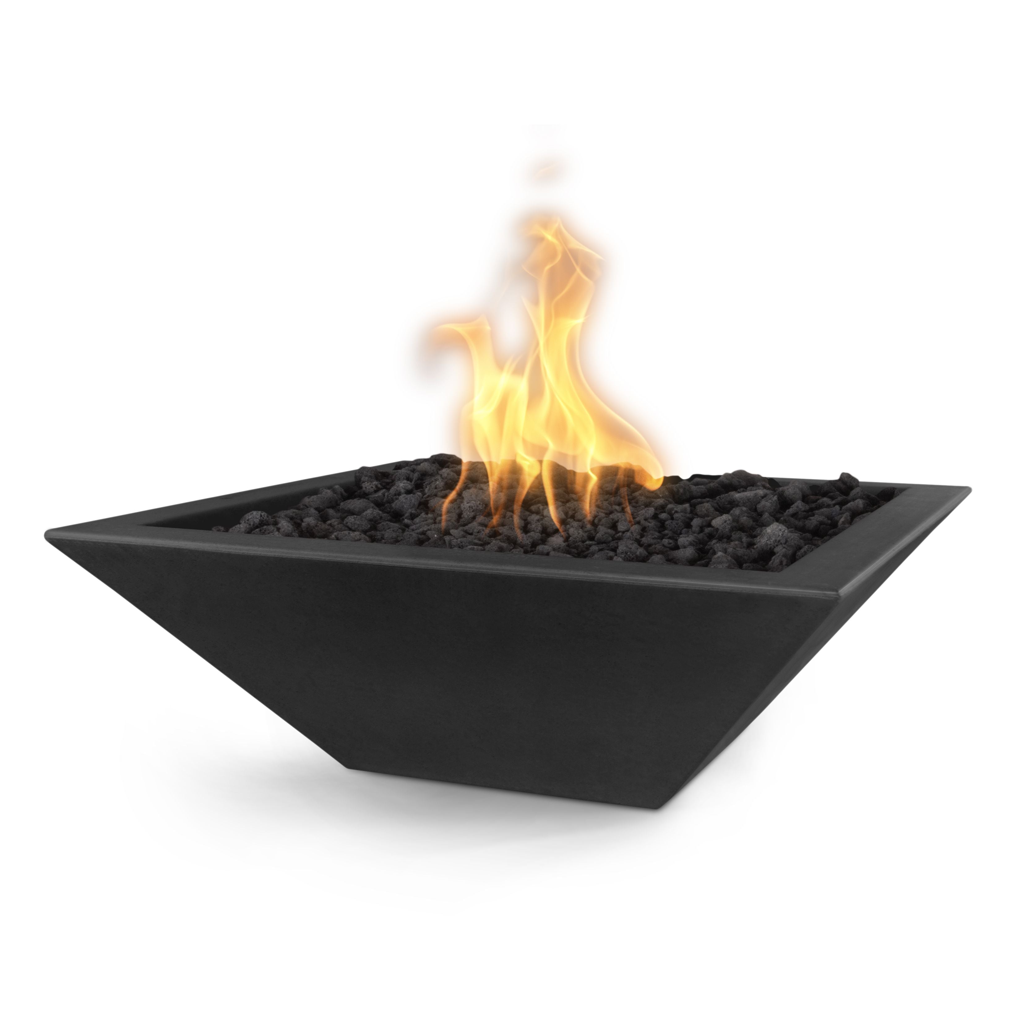 The Outdoor Plus GFRC Concrete Square Maya Fire Bowl