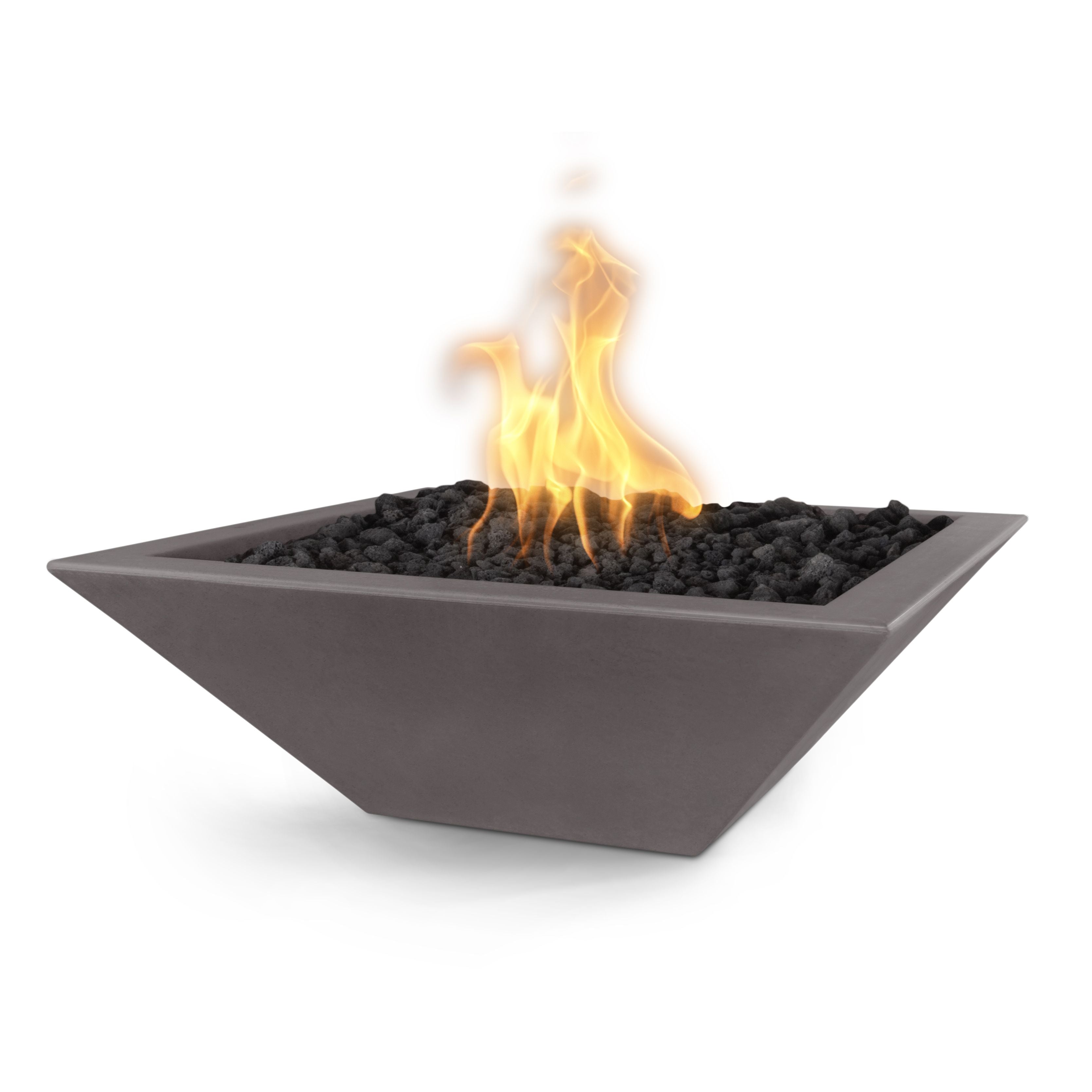 The Outdoor Plus GFRC Concrete Square Maya Fire Bowl