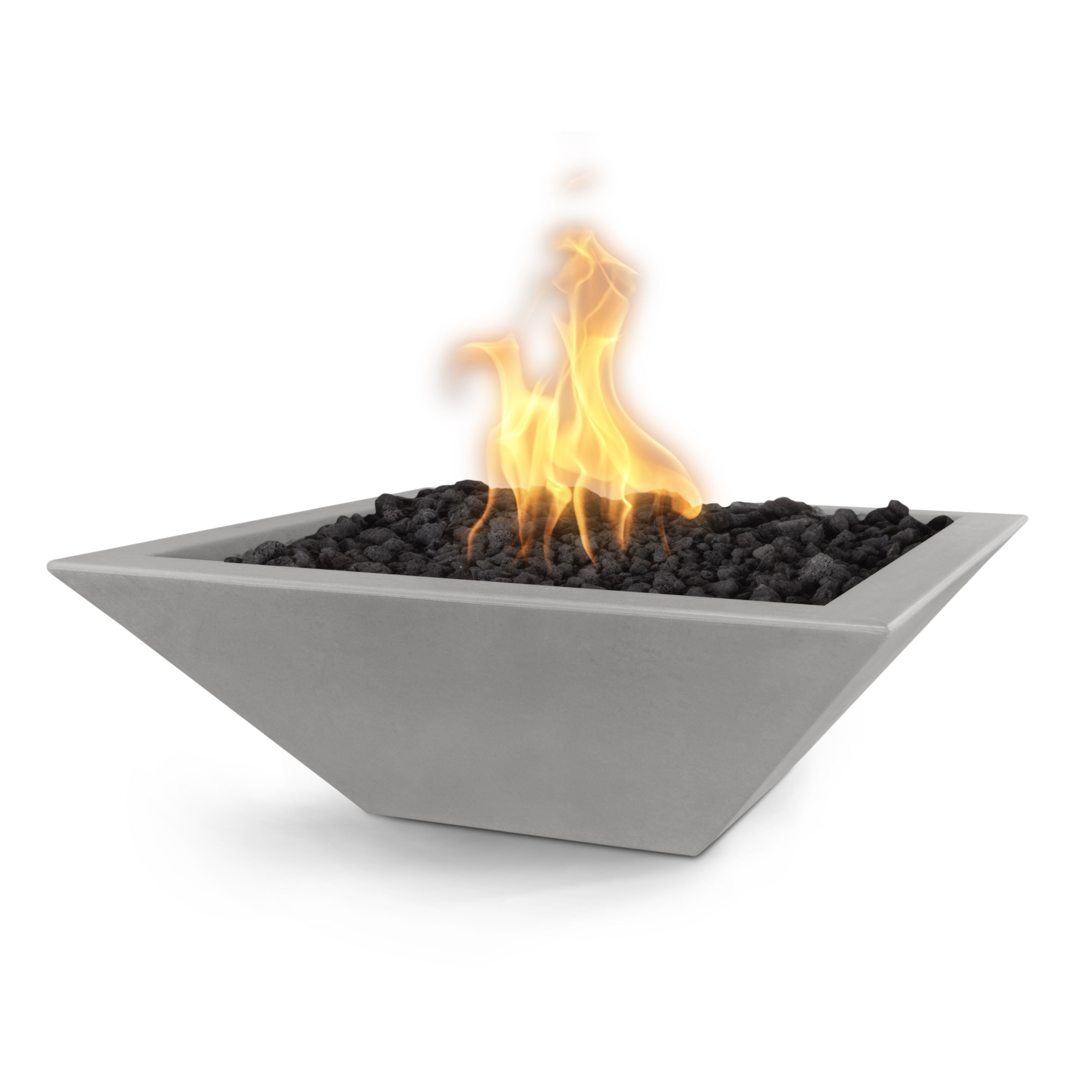The Outdoor Plus GFRC Concrete Square Maya Fire Bowl