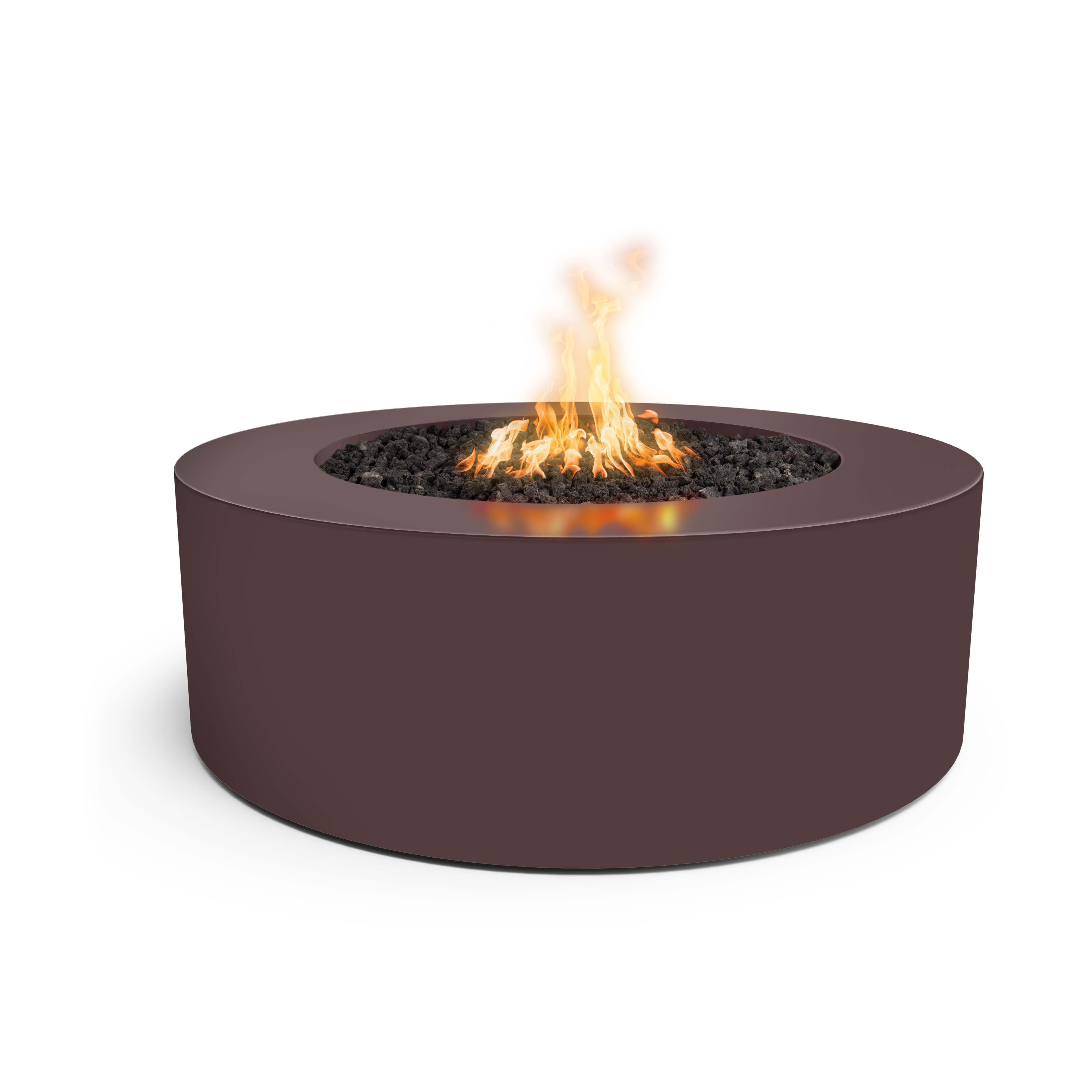 The Outdoor Plus Round Powder Coated Steel Unity Fire Pit