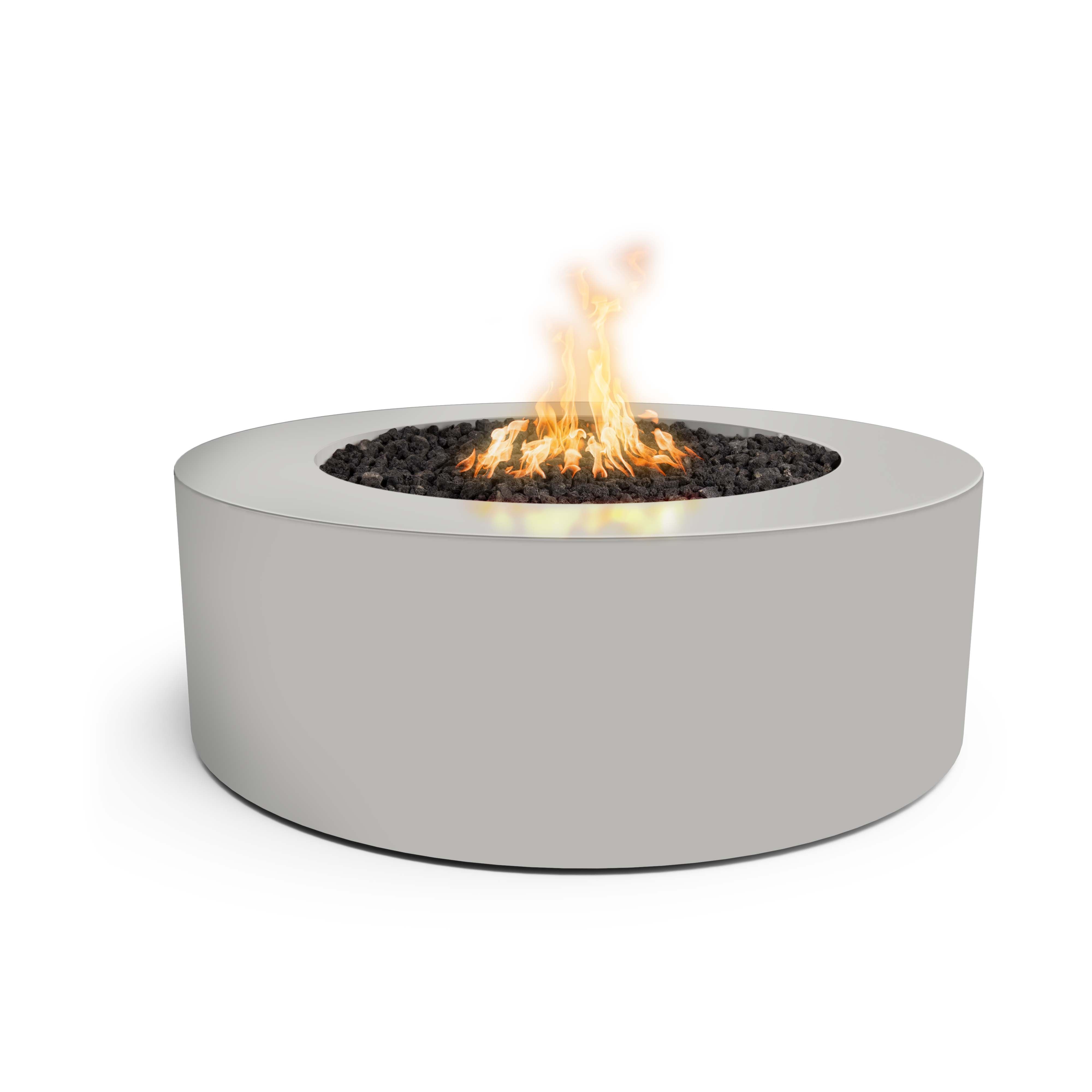 The Outdoor Plus Round Powder Coated Steel Unity Fire Pit